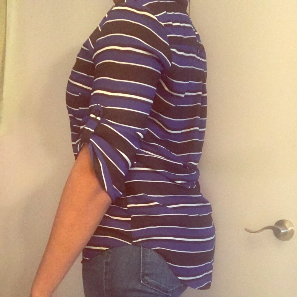 Striped Tunic Blouse by New York & co